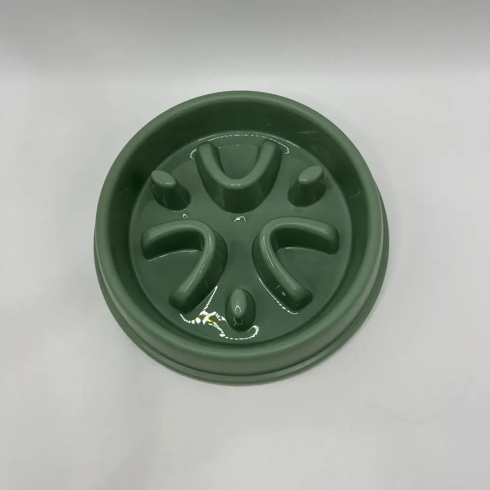 Pet Slow Feeder Bowl Anti-Choke Pet Feeding Bowl Non-Slip & Anti-Tip